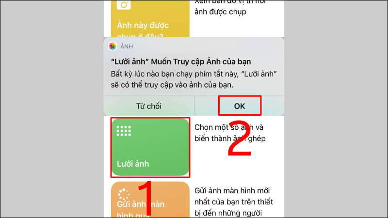 Cách ghép ảnh trên iPhone không cần ứng dụng thứ ba bước 4
